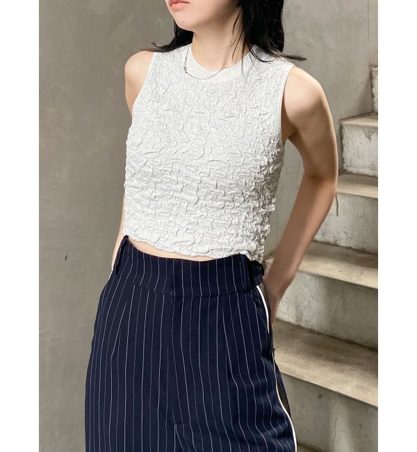 MURUA「ラメジャガードニットタンク」|ニット・セーター|