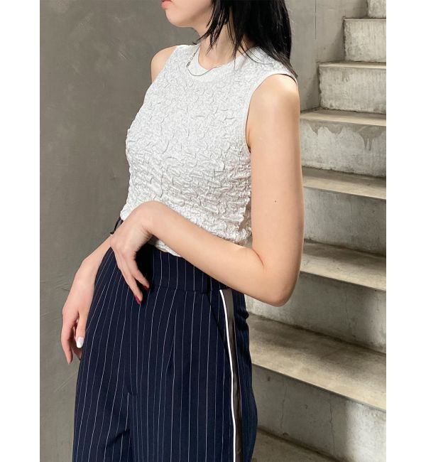 MURUA「ラメジャガードニットタンク」|ニット・セーター|