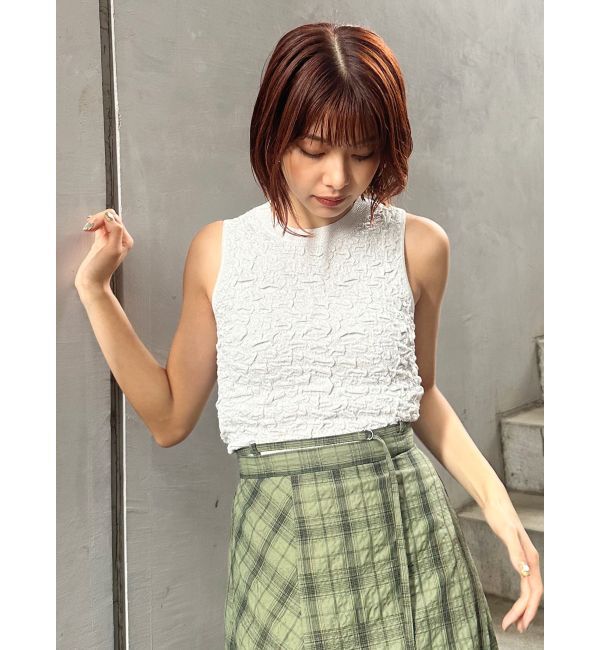 MURUA「ラメジャガードニットタンク」|ニット・セーター|