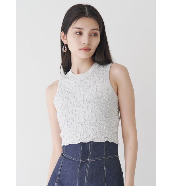 MURUA「ラメジャガードニットタンク」|ニット・セーター|