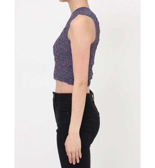 MURUA「ラメジャガードニットタンク」|ニット・セーター|