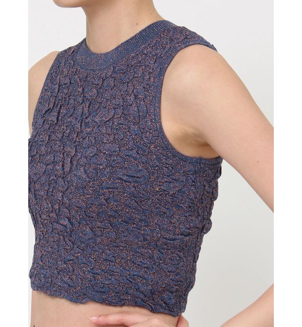 MURUA「ラメジャガードニットタンク」|ニット・セーター|