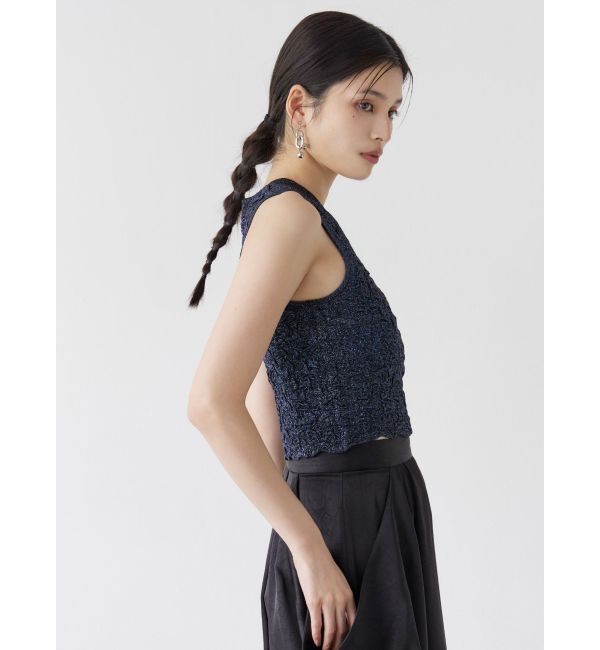 MURUA「ラメジャガードニットタンク」|ニット・セーター|