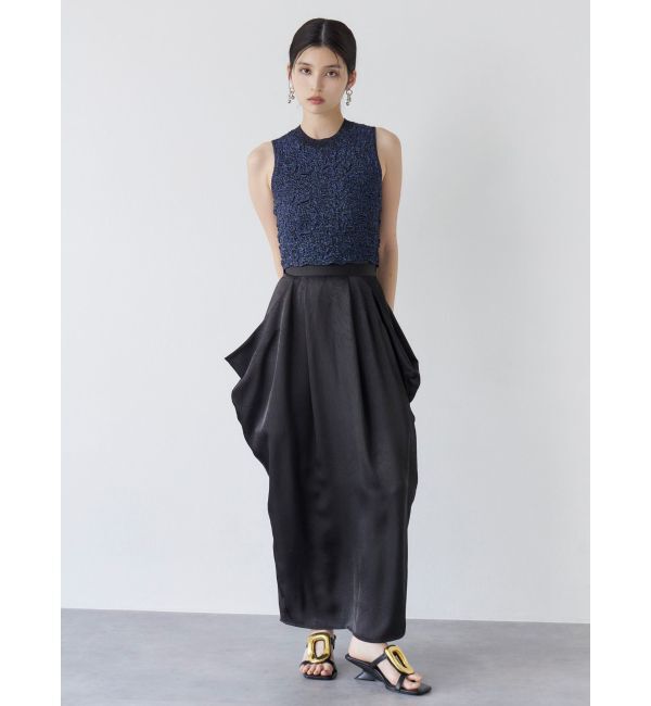 MURUA「ラメジャガードニットタンク」|ニット・セーター|