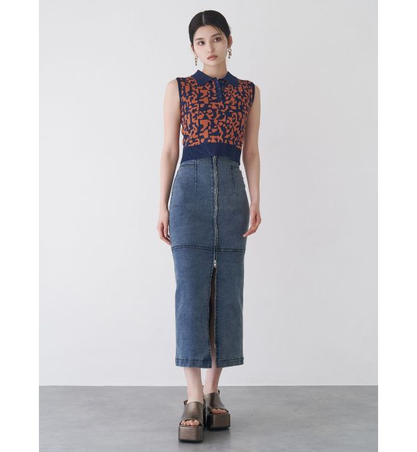 MURUA「マルチウェイZIPデニムスカート」|スカート|