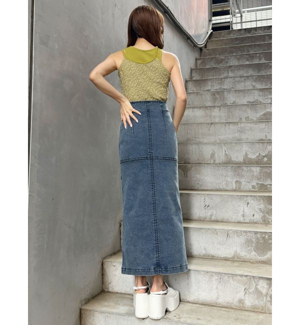 MURUA「マルチウェイZIPデニムスカート」|スカート|