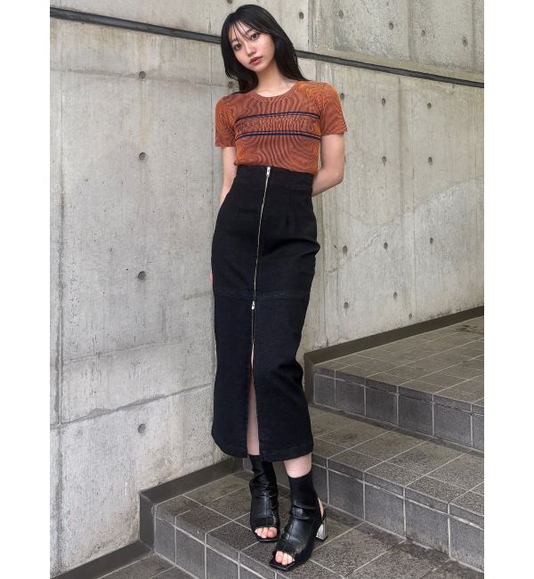 MURUA「マルチウェイZIPデニムスカート」|スカート|