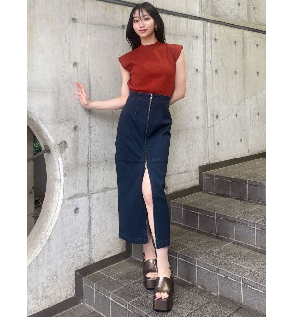 MURUA「マルチウェイZIPデニムスカート」|スカート|