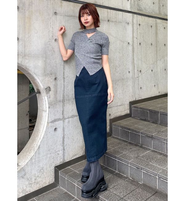 MURUA「マルチウェイZIPデニムスカート」|スカート|