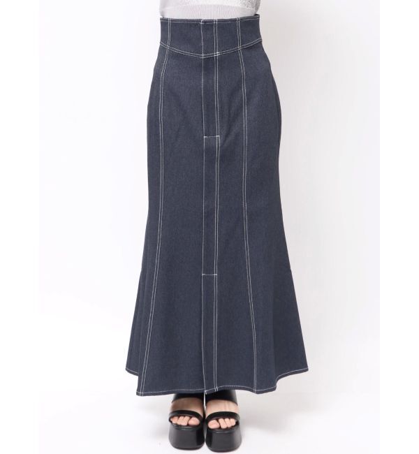 MURUA「デニムライクステッチスカート」|スカート|