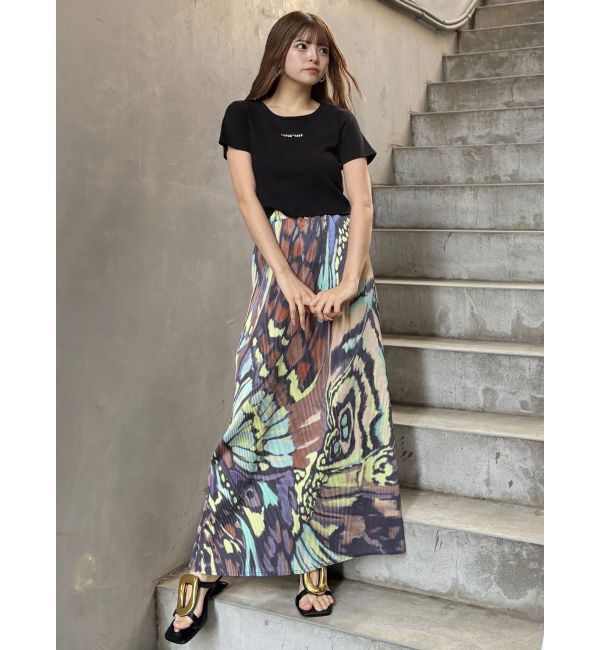 MURUA「バタフライパターンナロースカート」|スカート|