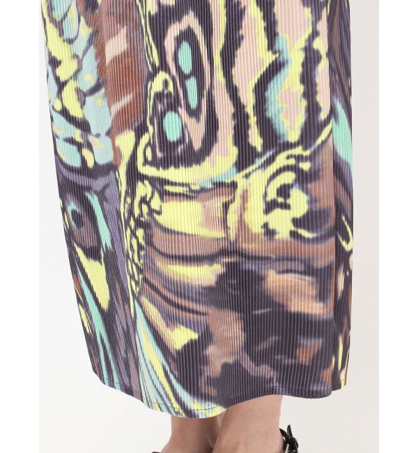 MURUA「バタフライパターンナロースカート」|スカート|