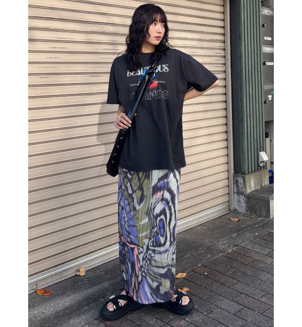 MURUA「バタフライパターンナロースカート」|スカート|