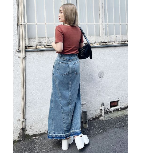 MURUA「フロントパーツレイヤードトップス」|Tシャツ・カットソー|