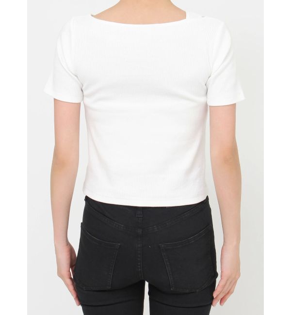 MURUA「フロントパーツレイヤードトップス」|Tシャツ・カットソー|