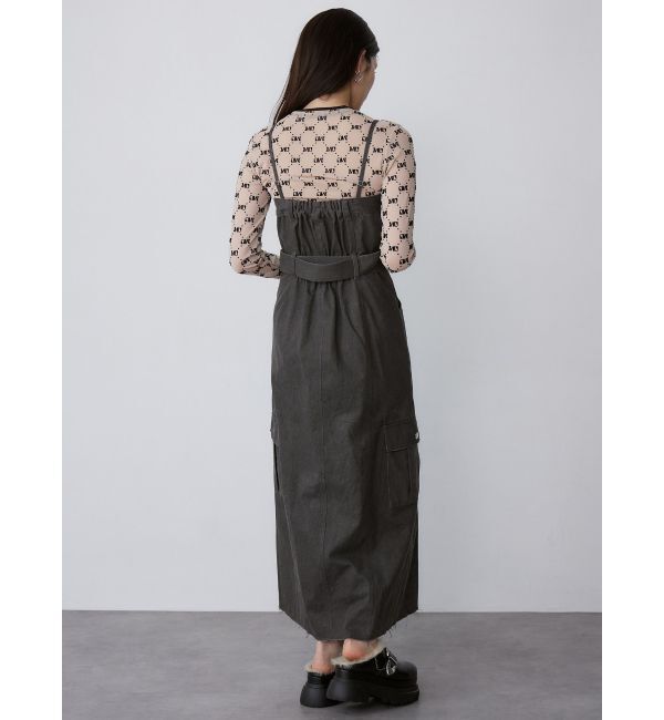 MURUA「フロッキーモノグラムシアートップス」|Tシャツ・カットソー|