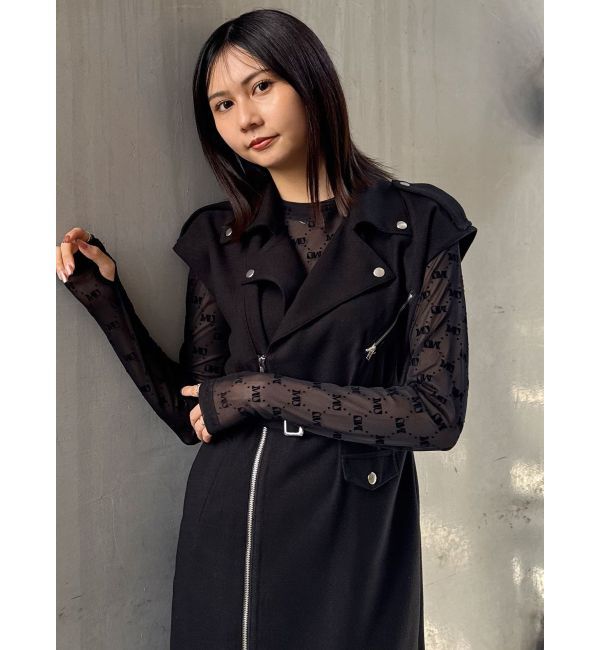 MURUA「フロッキーモノグラムシアートップス」|Tシャツ・カットソー|