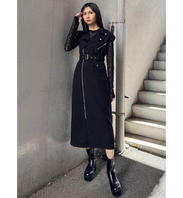 MURUA「フロッキーモノグラムシアートップス」|Tシャツ・カットソー|