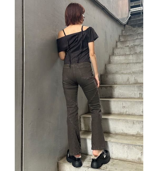 MURUA「オフショルシャーリングシャツ」|シャツ・ブラウス|