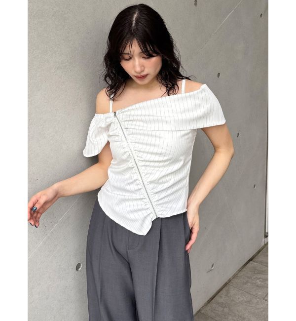 MURUA「オフショルシャーリングシャツ」|シャツ・ブラウス|