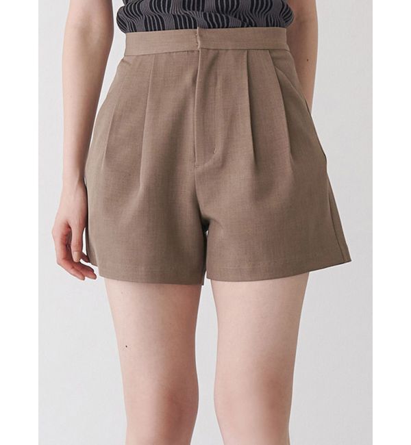 MURUA「ダブルタックショートパンツ」|その他|モカ