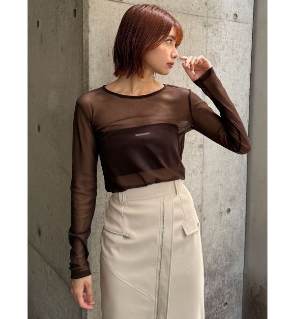 MURUA「コードビスチェデザインレイヤードトップス」|Tシャツ・カットソー|