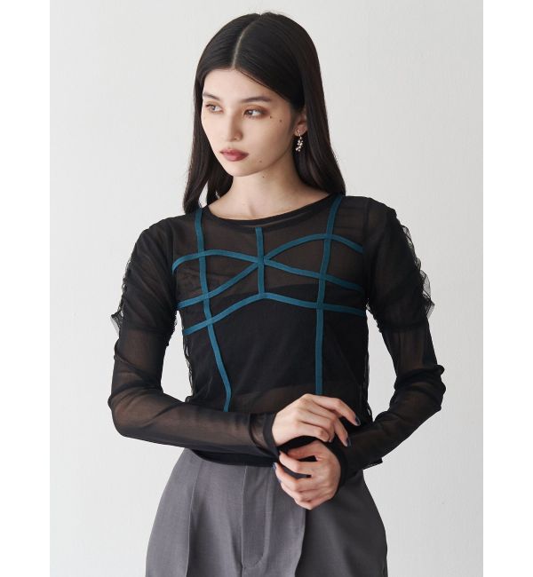 MURUA「コードビスチェデザインレイヤードトップス」|Tシャツ・カットソー|