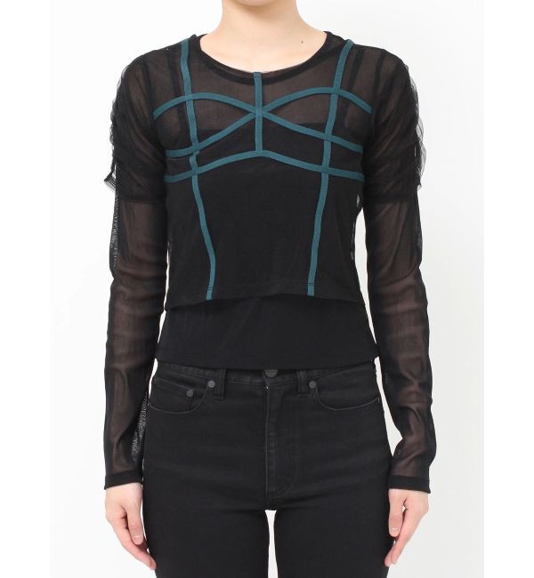 MURUA「コードビスチェデザインレイヤードトップス」|Tシャツ・カットソー|