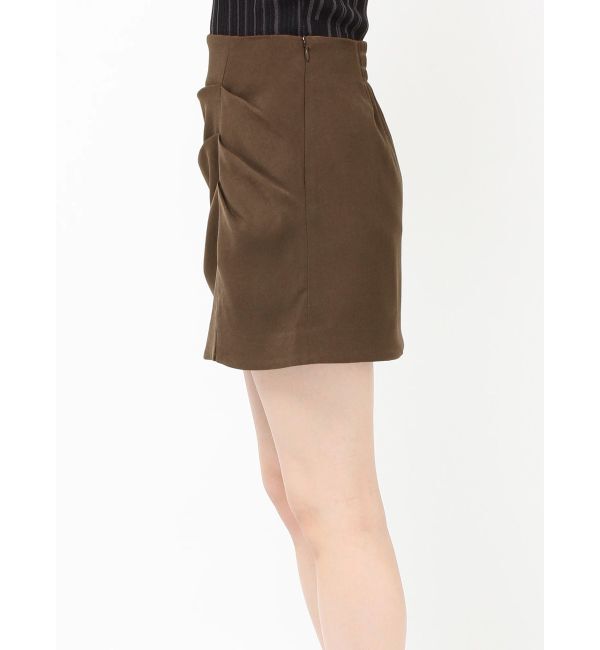 MURUA「タックドレープミニスカート【セットアップ着用可】」|スカート|