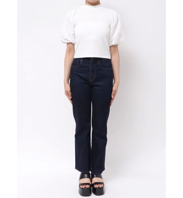 MURUA「テレコドッキングジャガードトップス」|Tシャツ・カットソー|