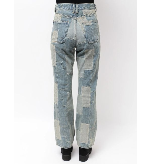 MURUA「パッチワークフレアデニム」|デニム|
