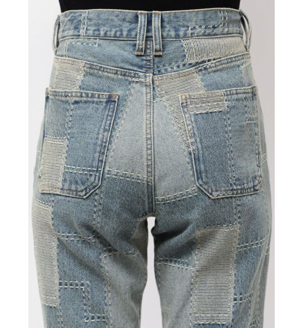 MURUA「パッチワークフレアデニム」|デニム|