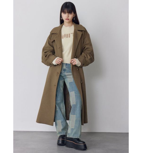 MURUA「パッチワークフレアデニム」|デニム|