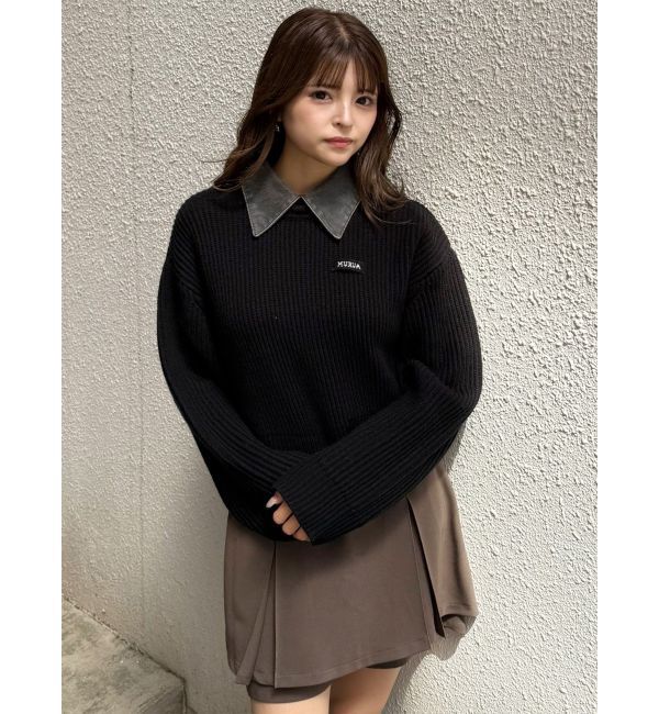 MURUA「デザインカラーニット」|ニット・セーター|
