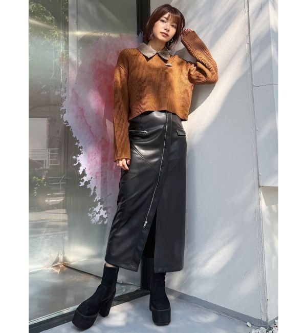 MURUA「デザインカラーニット」|ニット・セーター|