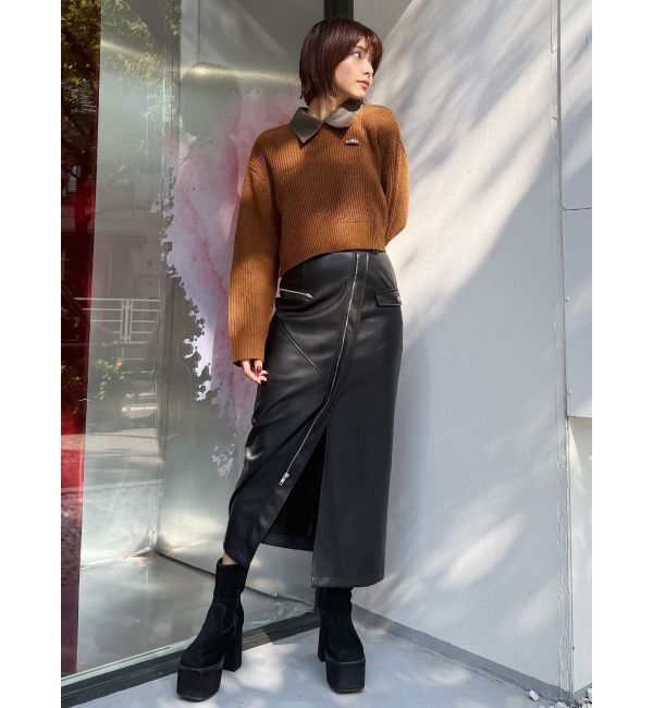 MURUA「デザインカラーニット」|ニット・セーター|