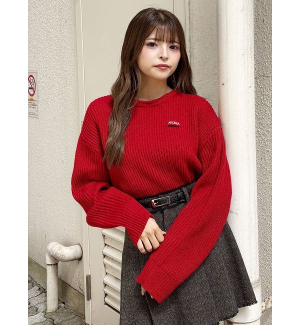 MURUA「デザインカラーニット」|ニット・セーター|