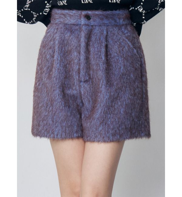 MURUA「シャギーショートパンツ」|その他|ブルー