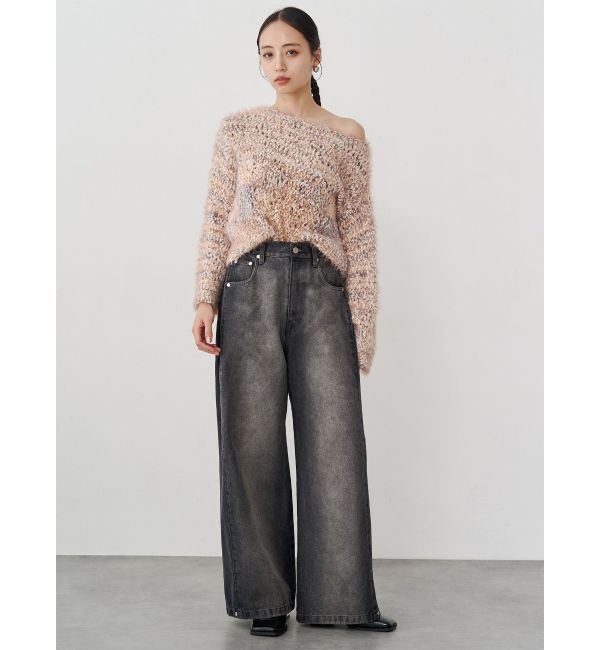 MURUA「MIXシャギールーズニット」|ニット・セーター|