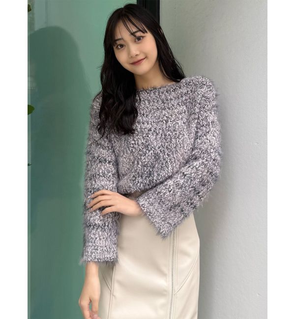 MURUA「MIXシャギールーズニット」|ニット・セーター|