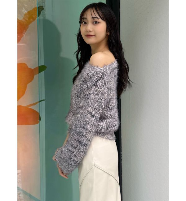 MURUA「MIXシャギールーズニット」|ニット・セーター|