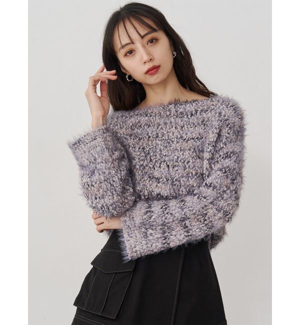MURUA「MIXシャギールーズニット」|ニット・セーター|