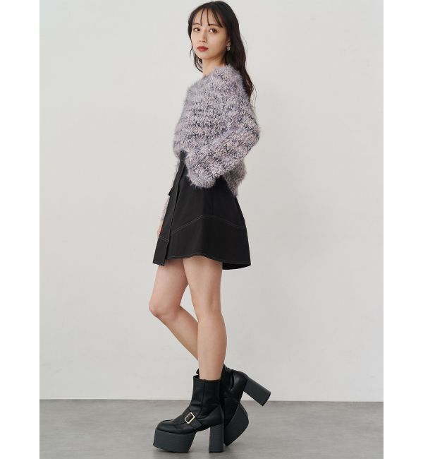 MURUA「MIXシャギールーズニット」|ニット・セーター|