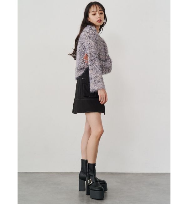 MURUA「MIXシャギールーズニット」|ニット・セーター|