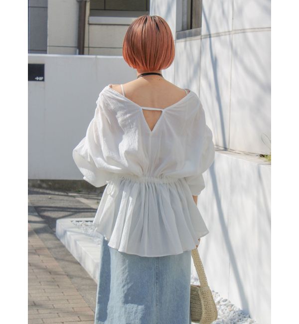 Ungrid「スリーブボリュームブラウス」|シャツ・ブラウス|