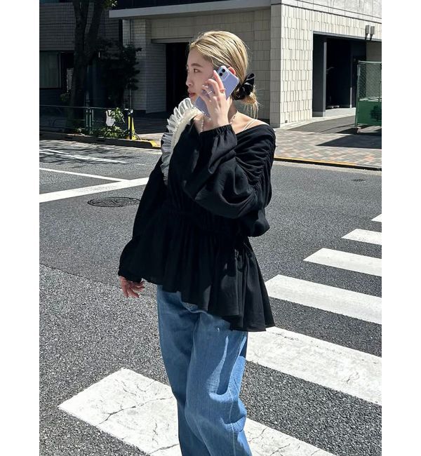 Ungrid「スリーブボリュームブラウス」|シャツ・ブラウス|