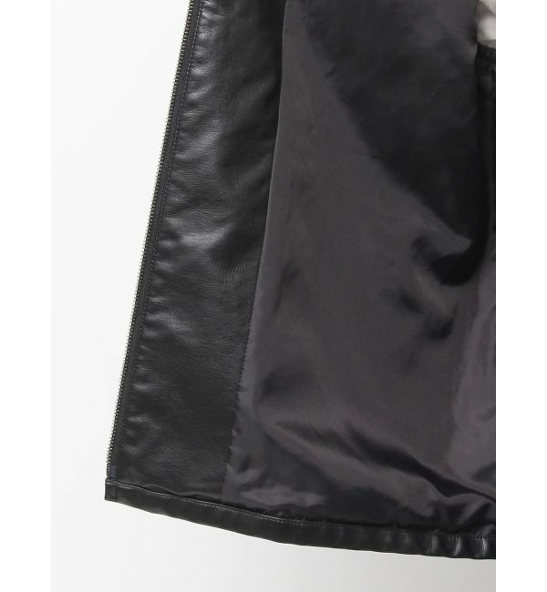 Ungrid「フェイクレザーベスト」|ダウンベスト・ベスト|