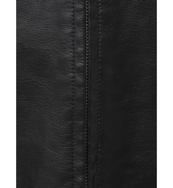 Ungrid「フェイクレザーベスト」|ダウンベスト・ベスト|