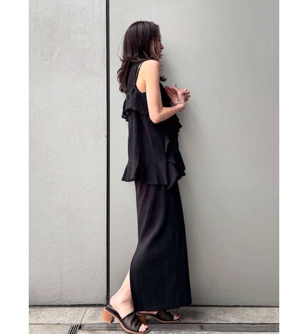 Ungrid「コットンフリルキャミ」|キャミソール|