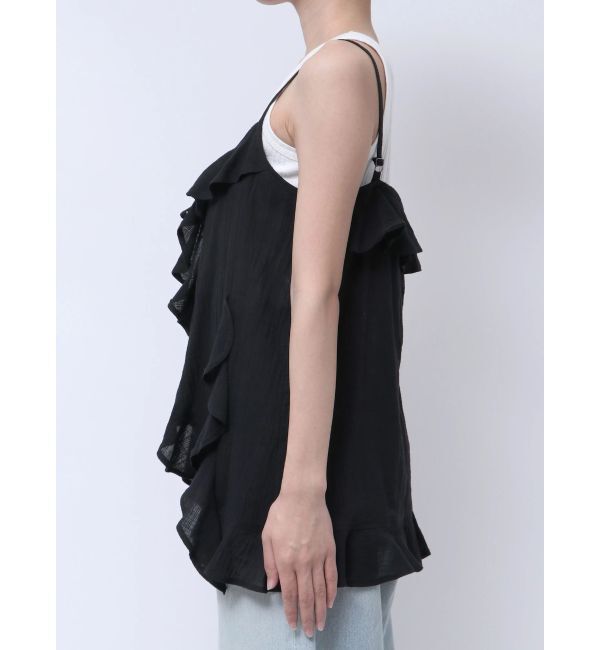 Ungrid「コットンフリルキャミ」|キャミソール|